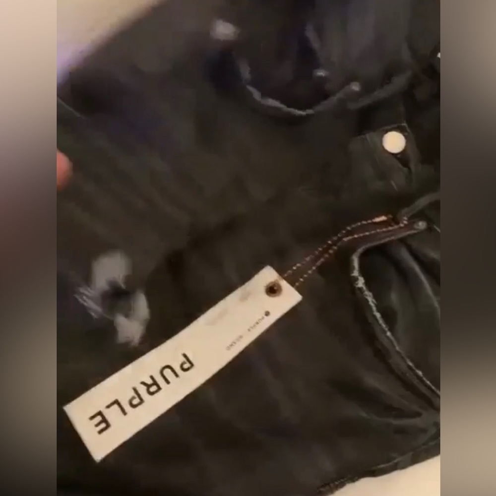 purple jeans to small can’t fit anymore